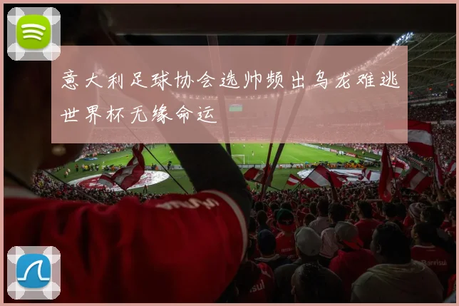 意大利足球协会选帅频出乌龙难逃世界杯无缘命运